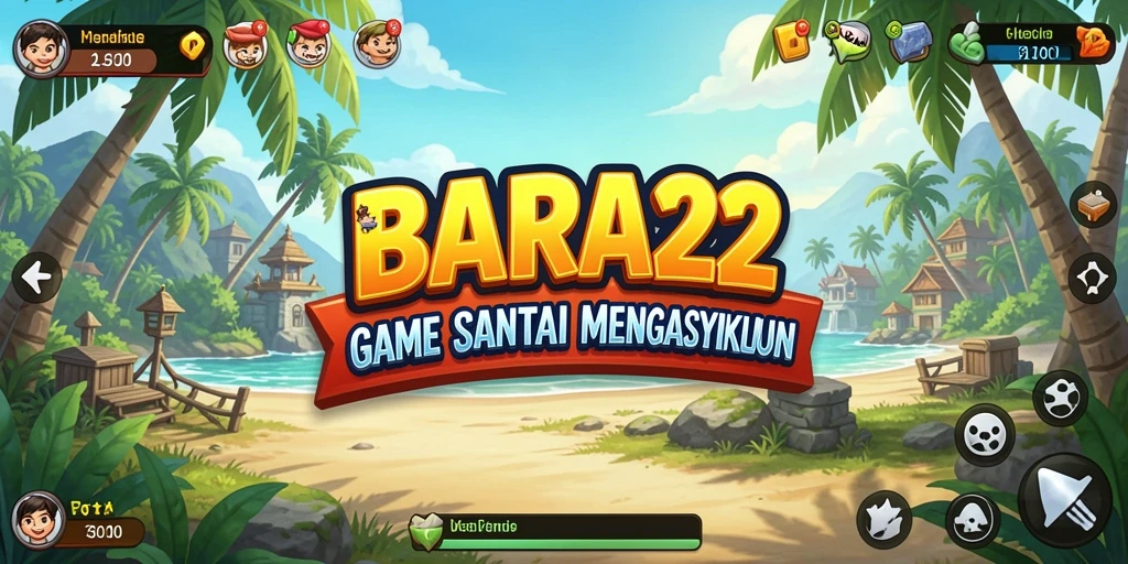 Screenshot gameplay BARA22 menampilkan momen-momen santai yang mengasyikkan.