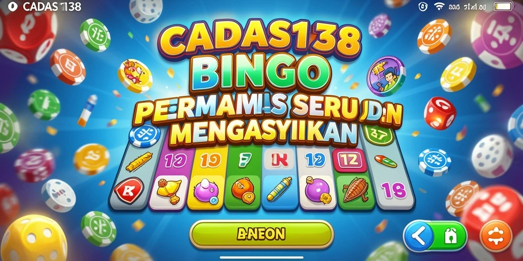Tampilan gameplay Bingo yang menarik dan seru di CADAS138.