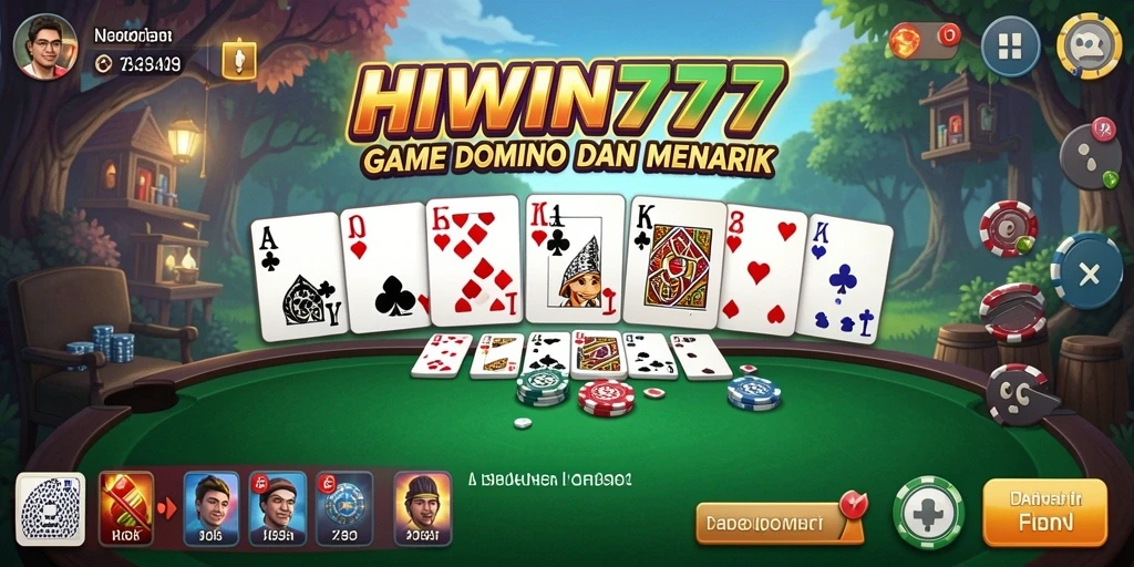 Gameplay seru dan interaktif di HIWIN777 yang menampilkan permainan Domino.