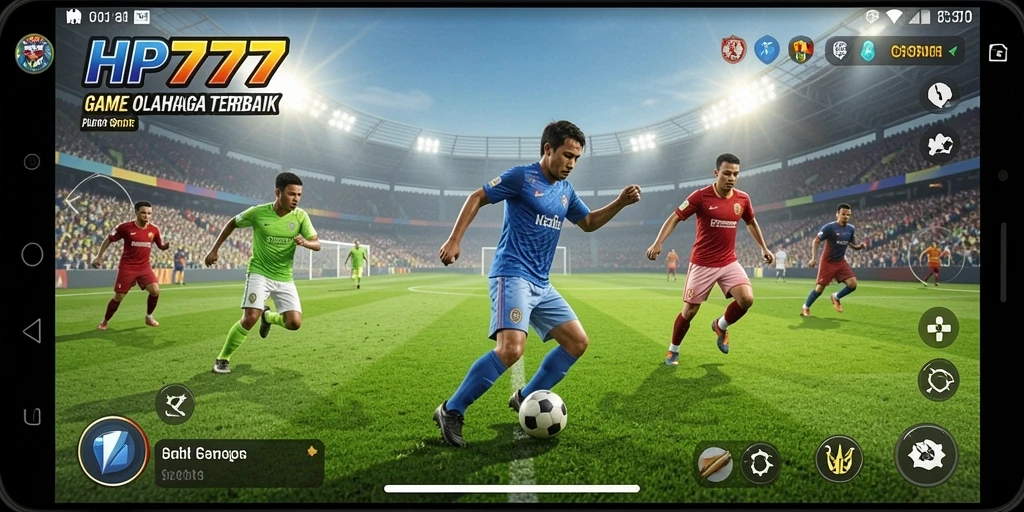 Tampilan gameplay HP777 menampilkan aksi olahraga yang mendebarkan.