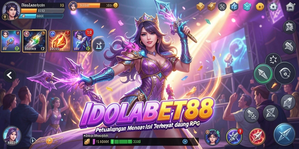 Tampilan menarik dari gameplay RPG IDOLABET88 yang menegangkan.