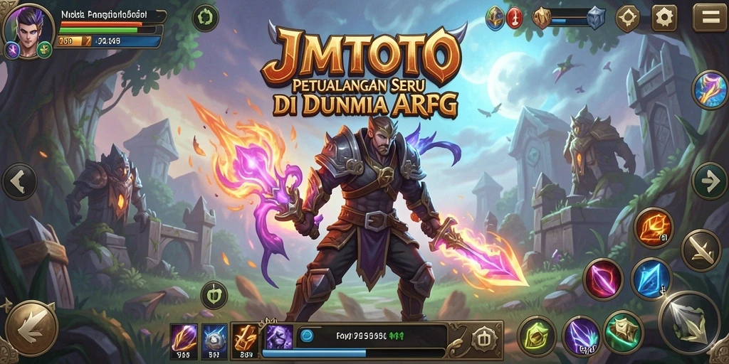 Screenshot menampilkan aksi seru dalam gameplay ARPG JMTOTO.