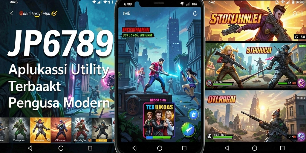 Tampilan menarik dari gameplay aplikasi Utility JP6789.