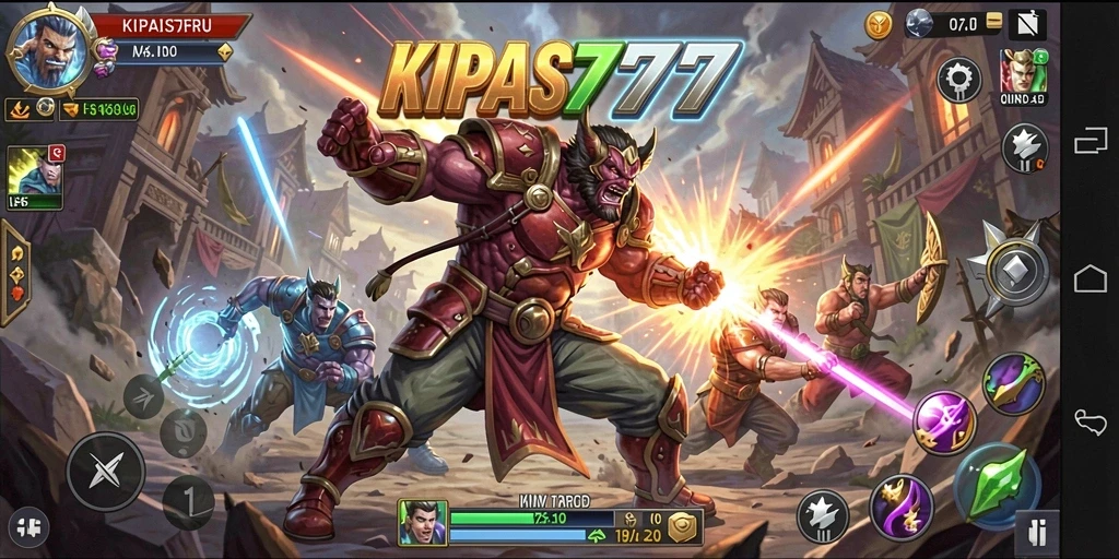 Menampilkan gameplay seru dari KIPAS777 dengan pertarungan menegangkan.