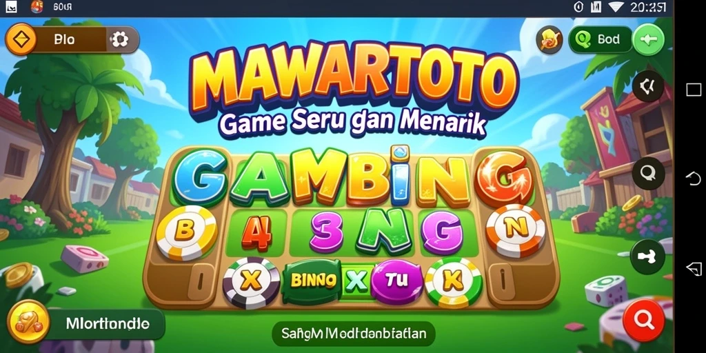 Tampilan gameplay seru dalam MAWARTOTO dengan angka Bingo yang menunggu untuk ditandai.