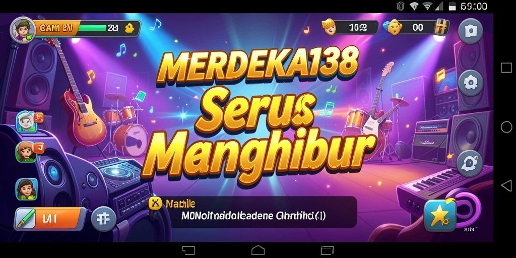 Gameplay menarik dari MERDEKA138 dengan berbagai lagu.