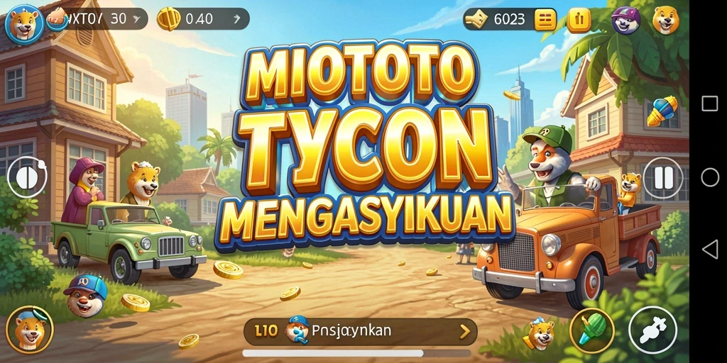 Tampilan gameplay MIOTOTO yang menarik dan interaktif.