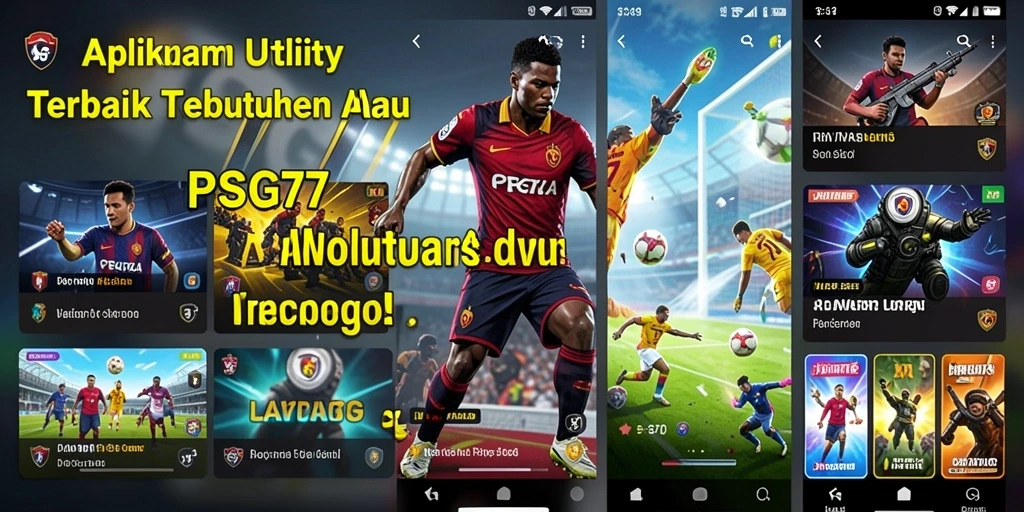 Tampilan utama PSG77 menampilkan fitur-fitur Utility yang memudahkan pengguna.