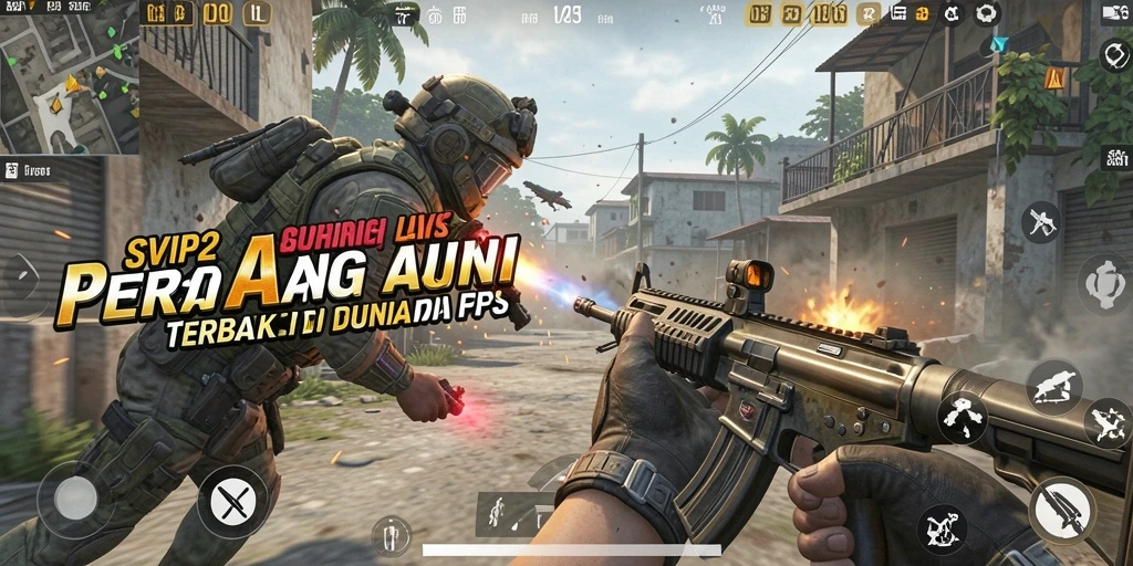 Screenshot gameplay SVIP2 dengan aksi pertempuran yang seru.