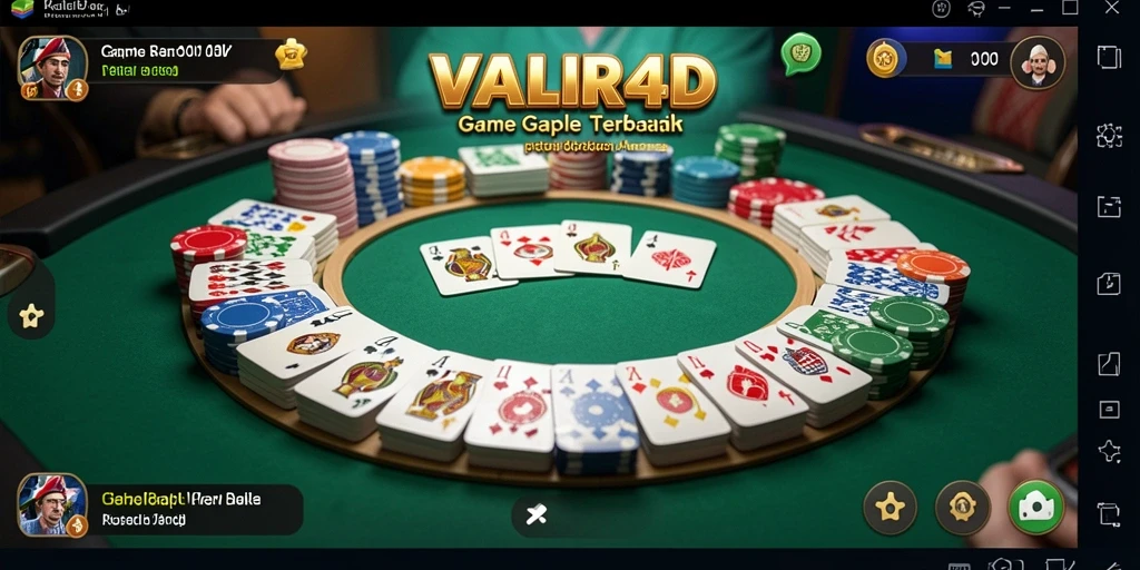 Gameplay seru VALIR4D dengan teman-teman dalam Gaple.