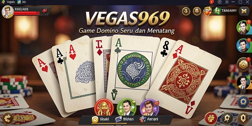 Tampilan gameplay domino yang menarik dan interaktif.
