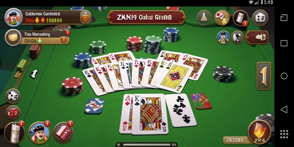 Gameplay seru ZK9 dengan suasana permainan Gaple.